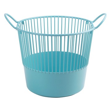 HOUSE 好室喵 米納洗衣籃  圓桶型 顏色隨機  515 x 405 x 395mm