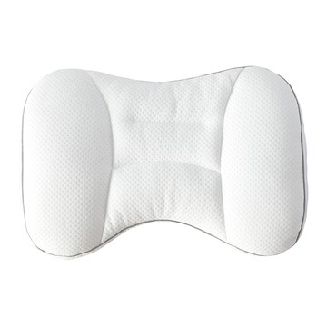 水星家紡逸樂高分子軟管護頸枕可水洗家用一只單人枕學生宿舍枕芯