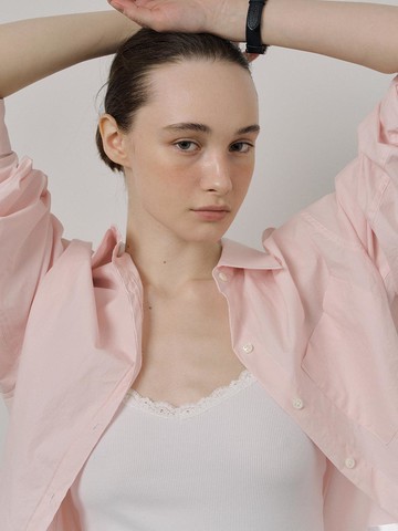 Demian Classic Cotton Shirt [Pink]