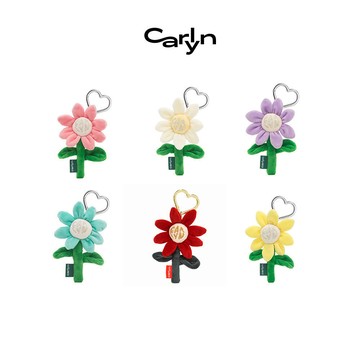 【CARLYN】X FRESHIPLUSH 小花造型愛心鑰匙圈J73106010｜鑰匙圈 吊飾