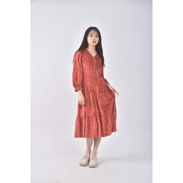 (S) 紅色洋裝二手衣