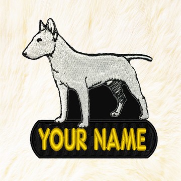 鬥牛梗銘牌 - 刺繡補丁（定做）