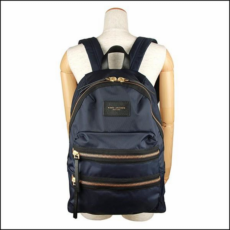 マークジェイコブス リュックサック ネイビーブルー 青 MARC JACOBS  
