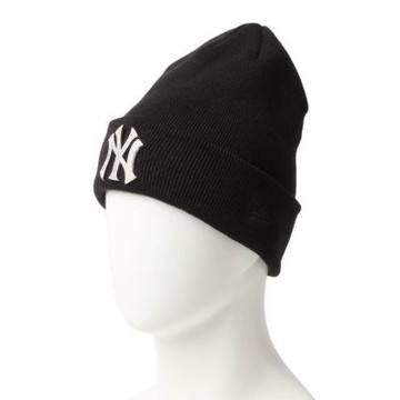 NEW ERA 男女 毛帽 日版 RHINESTONE BADGE 紐約洋基 黑 NE14737257