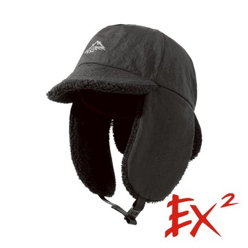 【EX2德國】飛行護耳棒球帽『黑』368034