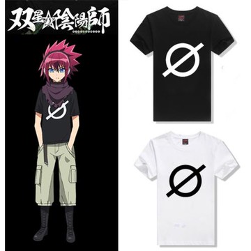 雙星之陰陽師焰魔堂少年新番四月師轆轤圓領寬松短袖純棉t恤