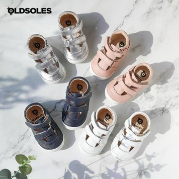 【清倉】澳洲OldSoles兒童涼鞋可愛嬰兒夏包頭真皮男女寶寶學步鞋