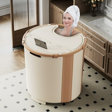 【摺疊免安裝】泡澡桶 浴桶 浴缸 洗澡桶 摺疊浴桶 成人浴缸 兒童洗澡盆 大號加厚保溫 家用便攜 多功能泡澡桶