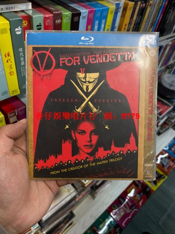 V字仇殺隊 V怪客 藍光高清 國語配音 絕版影碟 25GB 全新未拆封 僅此一張  神隱少女 千與千尋 藍光 BD 超高清 1080P 宮崎駿 動畫電影 完整花絮 盒裝 全新未拆