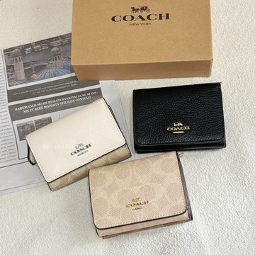 COACH 三折短夾 錢包 零錢包 經典馬車 蔻馳 代購