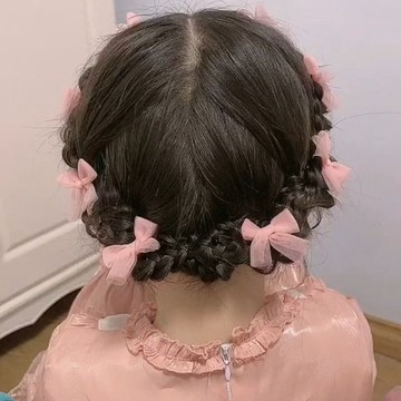 【CHL】簡約可愛 小號蝴蝶結韓式髮夾-鴨嘴夾款 紫 黃 淡綠 粉 藍 雪芽色 造型設計 美容美髮 可愛造型
