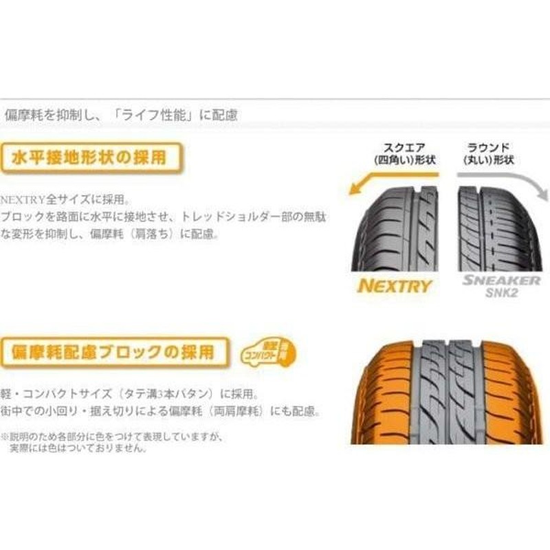 165/55R15 ブリヂストン ネクストリー 新品タイヤ 4本 24800円〜