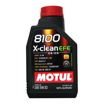 MOTUL 8100 5W30 X-CLEAN EFE 全合成機油 1L【299免運領券再享折扣】