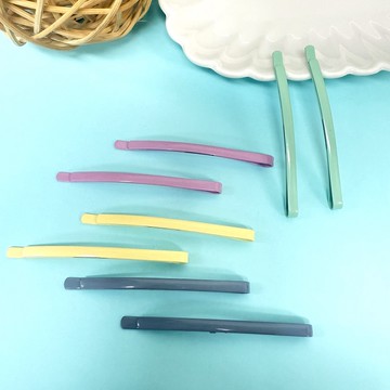 【HOOMI】莫蘭迪一字線夾組（混款）（款式隨機出貨）