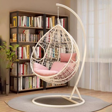 吊籃藤椅家用搖籃椅室內陽臺吊椅庭院鳥巢掉吊蘭雙人秋千懶人吊床