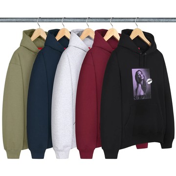 FW24 Week14 Kate Moss 人像Hoodie 黑 灰 綠 帽T 連帽上衣 上衣 長袖