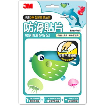 3M 防滑貼片 海洋 6片
