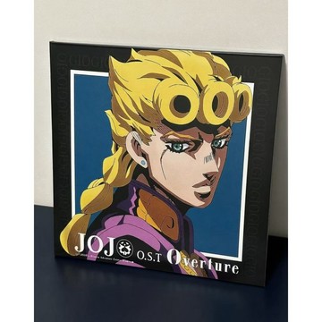 官方正版《JOJO的奇妙冒險:黃金之風》全新未拆 動畫原聲實體歐版 橙黃 大理石紋彩膠 2LP 菅野祐悟 黑膠限量版