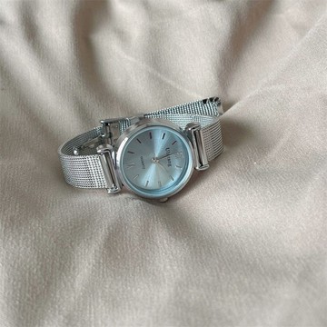 免運⌚【靜音手錶】冷淡風鏈條式小錶盤手錶女學生ins小衆輕奢簡約時尚小巧精緻百搭防水 輕奢小衆設計感小巧手錶 簡約手錶