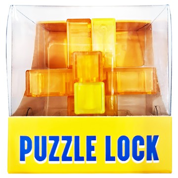 YouRPUZZLE 孔明鎖-六根鎖-淡月L2728 益智玩具 訓練空間思維  淡月  1組