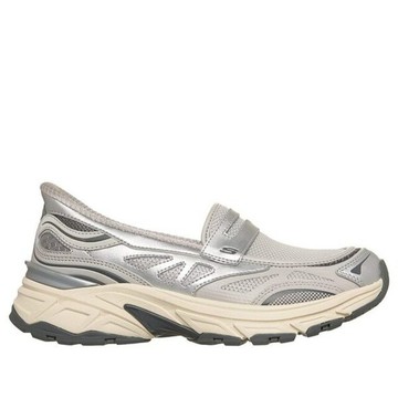 Skechers 思克威爾 Stamina Sport [150715SIL] 女 休閒鞋 樂福鞋 Y2K 銀米