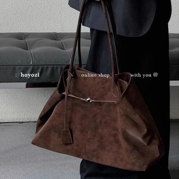高質感托特秋冬包包女式2025新款鹿皮絨通勤大容量手提旅行單肩包