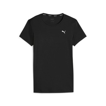 PUMA 彪馬 女短袖上衣-黑色 慢跑系列Run Fav-52506101