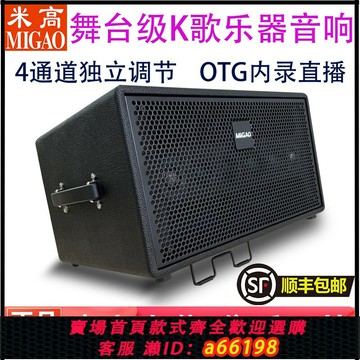 【台灣公司 可開發票】米高新款A9音響多功能戶外唱歌直播路演吉他薩克斯電吹管內錄音箱