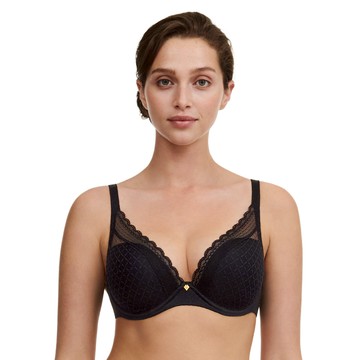 【Chantelle Easy Feel】集中托高內衣>BCD>黑色(16MNA_011)【Norah Chic】