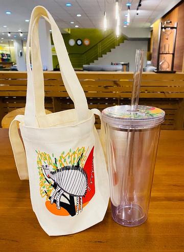 Zebraland 吸管杯套組