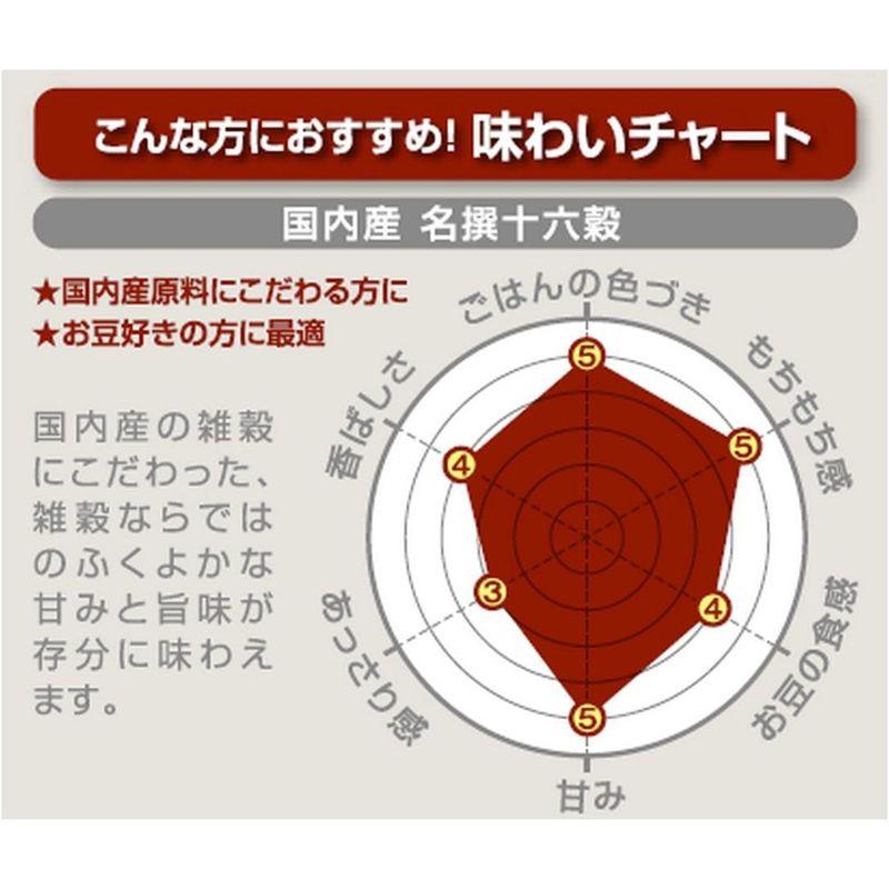 はくばく 国内産名撰十六穀 6包入