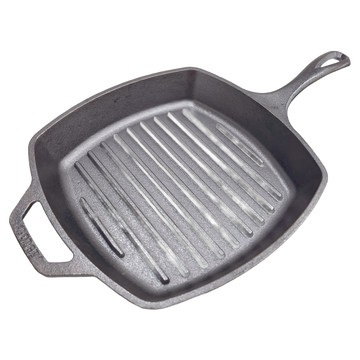 LODGE 野生動物系列 鑄鐵方型單柄煎鍋 野生魚  1個  26.6cm