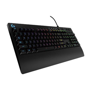 羅技Logitech PRODIGY 遊戲鍵盤/G213/有線/RGB/防潑水/媒體鍵