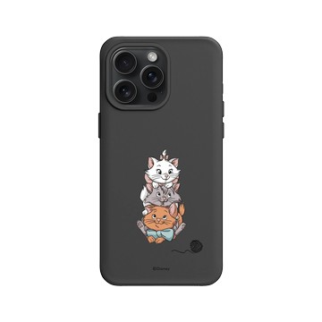 iPhone 15 Pro Max SolidX 黑 - 迪士尼-經典系列 Disney Classics - 貓兒歷險記 Les Aristochats - Marie, Berlioz et Toulouse