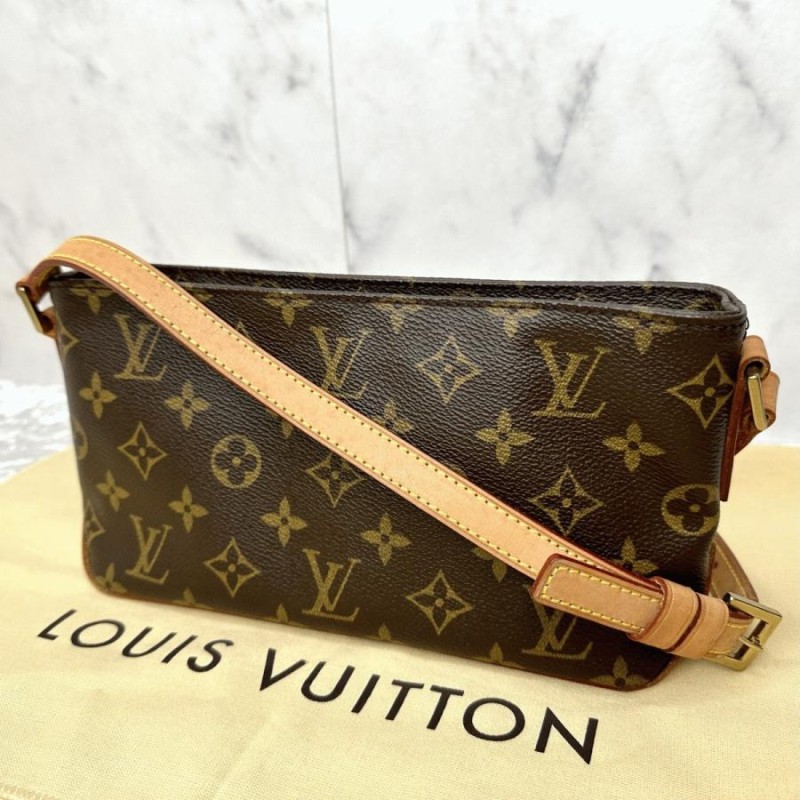 美品☆】ルイヴィトン Louis Vuitton トロター モノグラム ショルダー 