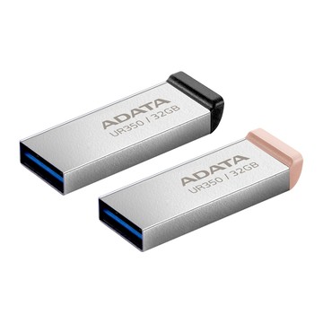 ADATA UR350 32GB USB3.2金屬隨身碟(黑/奶茶)