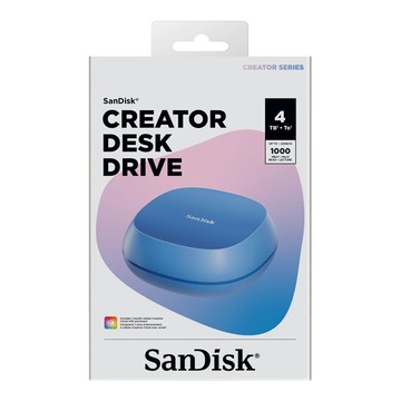 SanDisk【 Creator Desk Drive 】桌上型 SSD 4TB 讀取速度高達 1000MB/s
