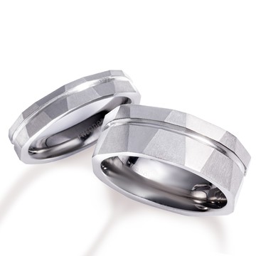 情侶對飾-SUPERMAN純鈦戒指 女款&男款