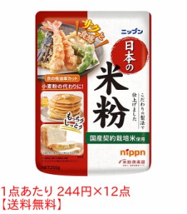 ★まとめ買い★　ニップン　日本の米粉　250G　×12個