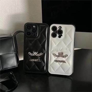 小香風高級菱格皮紋Promax手機殼iPhonePromax防摔大牌保護套軟殼