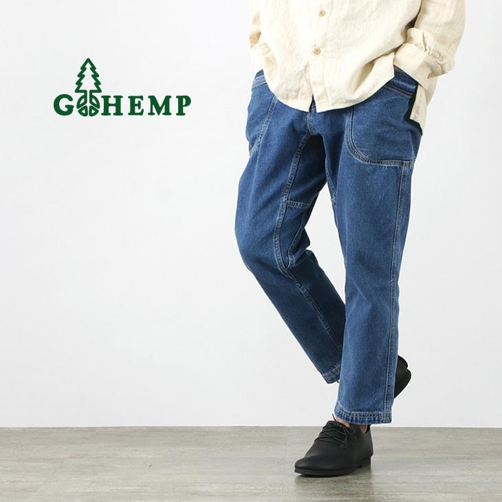 GOHEMP クロップド ベンダーパンツ 32インチ - デニム