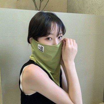 🌟臺灣出貨🌟掛耳式防曬面罩防曬面罩遮臉一體護頸脖子脖套口罩女新款親膚面罩 防曬面罩 防曬口罩 冰絲防曬面罩