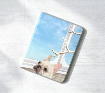 遙望天空法鬥犬iPad mini 7 Pro 13吋 2025 Air 7 6 筆槽保護套