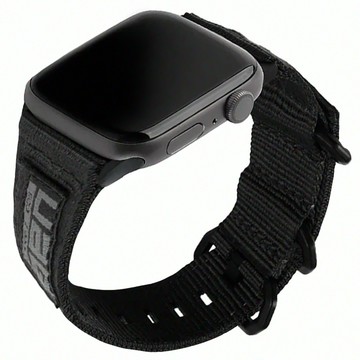 UAG Apple Watch Nato 尼龍錶帶 42/44/45/49mm  Series 1/2/3/4/5/6/SE/SE 2/7/8/9/Ultra/Ultra 2  極黑色  1個