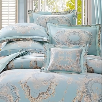 蒂芬妮 Tiffany 60支天絲薄四件組 柔軟舒適  床包 + 被套 + 枕套  加大(床包182 x 188cm + 兩用被套182 x 212cm + 枕套45 x 75cm)