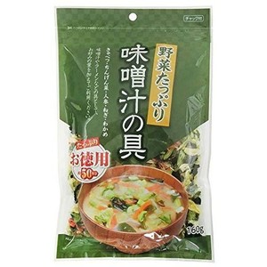 フジサワ お徳用 野菜たっぷり味噌汁の具 160G×3袋