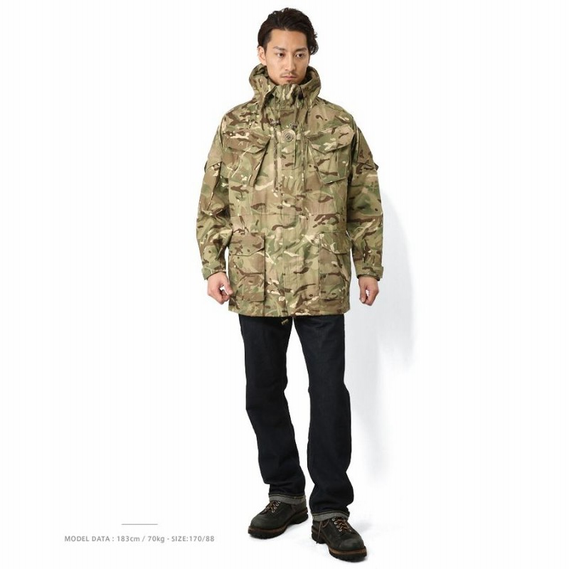 実物 新品 デッドストック イギリス軍 WINDPROOF コンバット スモック