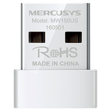 MERCUSYS 水星網路 N150 Nano USB Adpter  1個  MW150US  白色