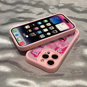 粉色小馬寶莉適用蘋果手機殼保護套iPhone 16 15 14 13 12 11 Promax XR XS 8 7p