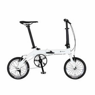 ルノー 14型 折りたたみ自転車 PLATINUM LIGHT6 プラチナライト6(Snow White/シングルシフト) 11285-1299【組立商品につき返品不可 】 AL140